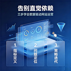 盘锦建站-告别直觉依赖：三步学会数据驱动网站运营